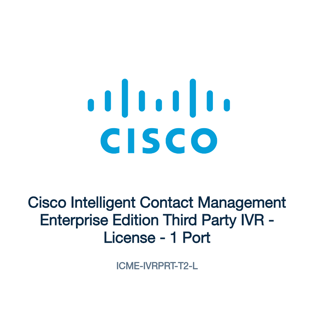 ICME-IVRPRT-T2-L: Cisco Intelligent Contact Management Enterprise Edition Third Party