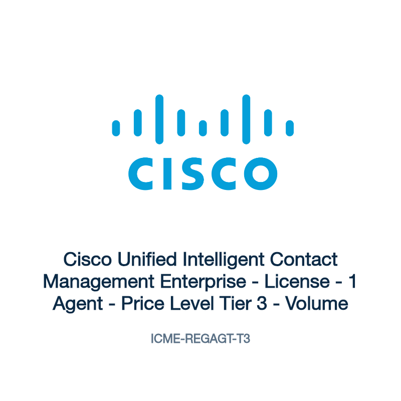 ICME-REGAGT-T3: Cisco Unified Intelligent Contact Management Enterprise