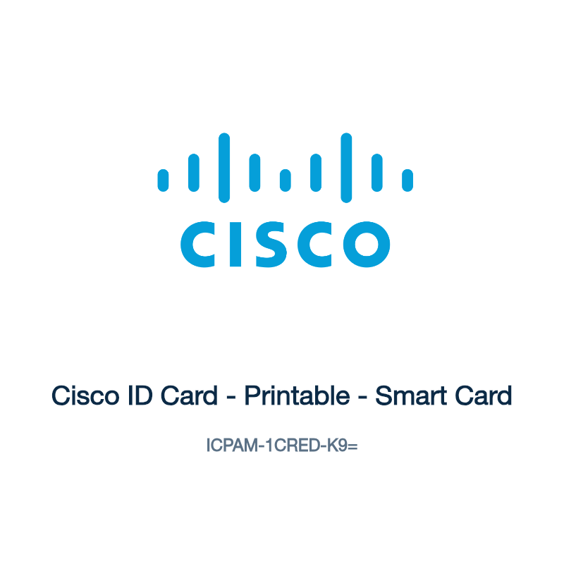 ICPAM-1CRED-K9=: Cisco ID Card - Printable - Smart Card