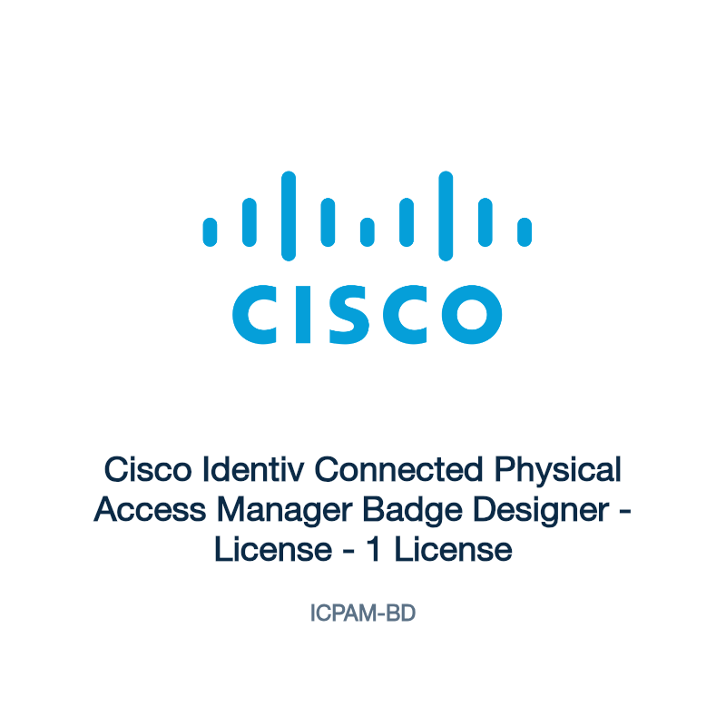 ICPAM-BD: Cisco Identiv Connected Physical Access Manager Badge Designer