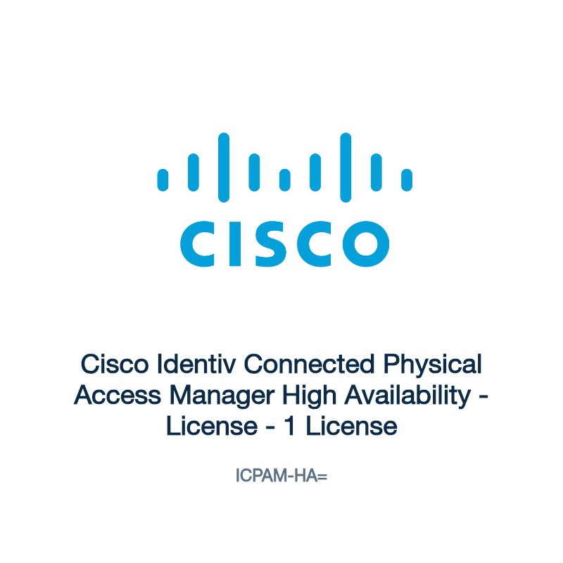 ICPAM-HA=: Cisco Identiv Connected Physical Access Manager High Availability