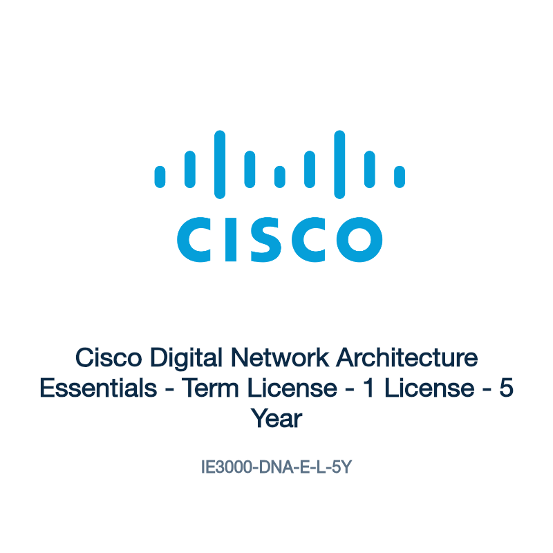 IE3000-DNA-E-L-5Y: Cisco Digital Network Architecture Essentials