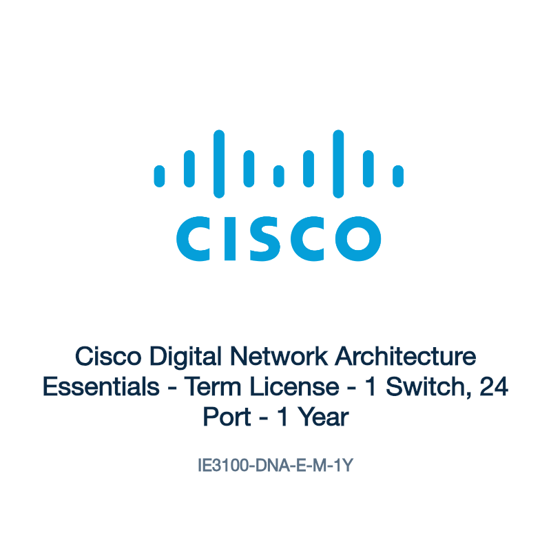 IE3100-DNA-E-M-1Y: Cisco Digital Network Architecture Essentials