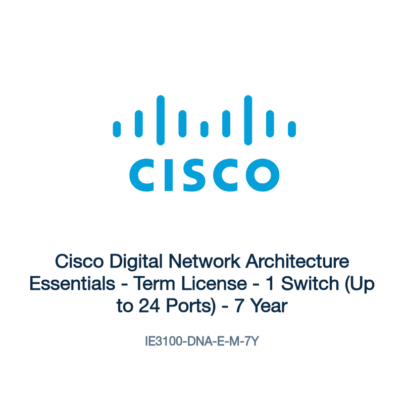IE3100-DNA-E-M-7Y: Cisco Digital Network Architecture Essentials