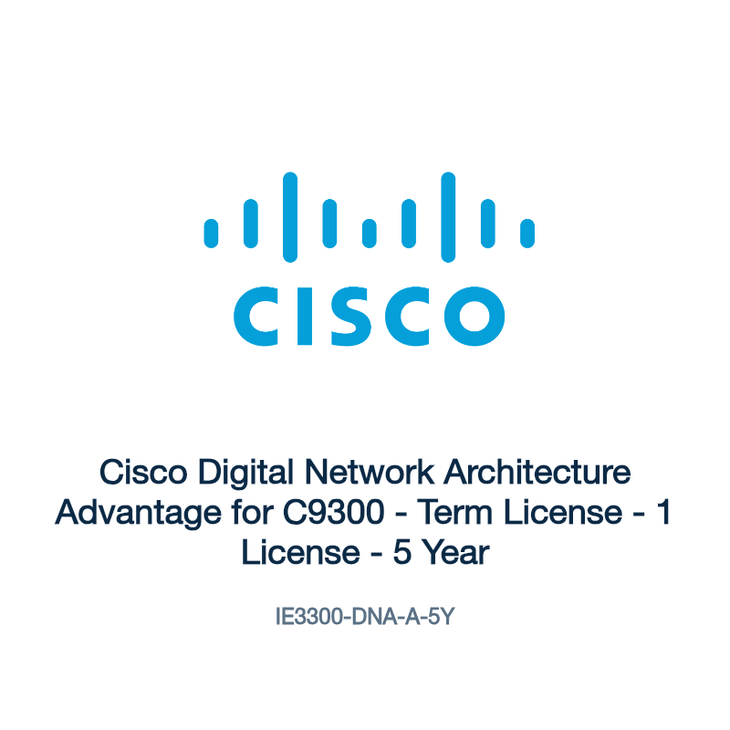 IE3300-DNA-A-5Y: Cisco Digital Network Architecture Advantage for C9300