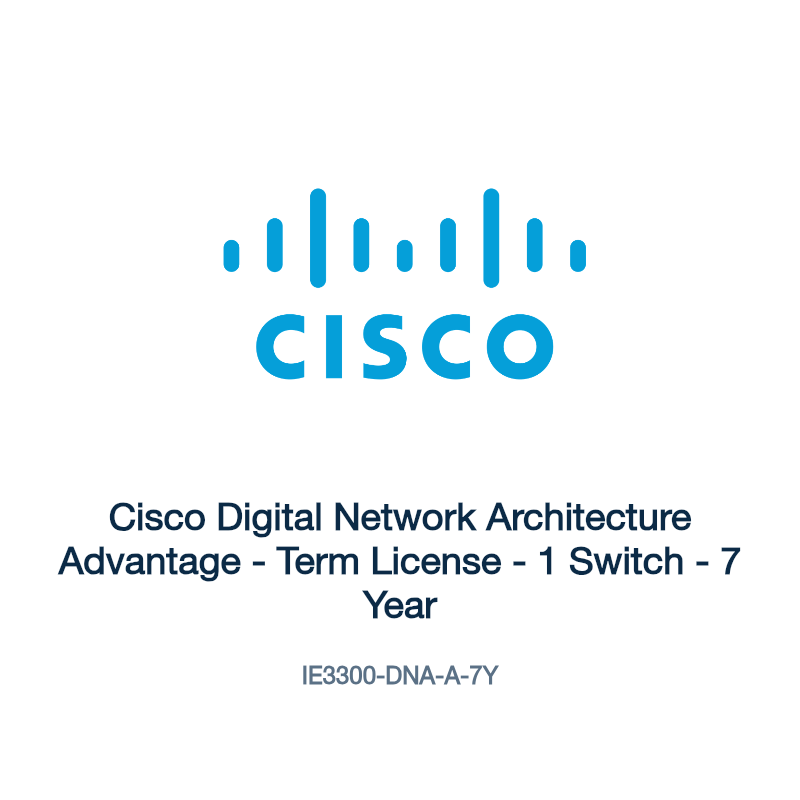 IE3300-DNA-A-7Y: Cisco Digital Network Architecture Advantage