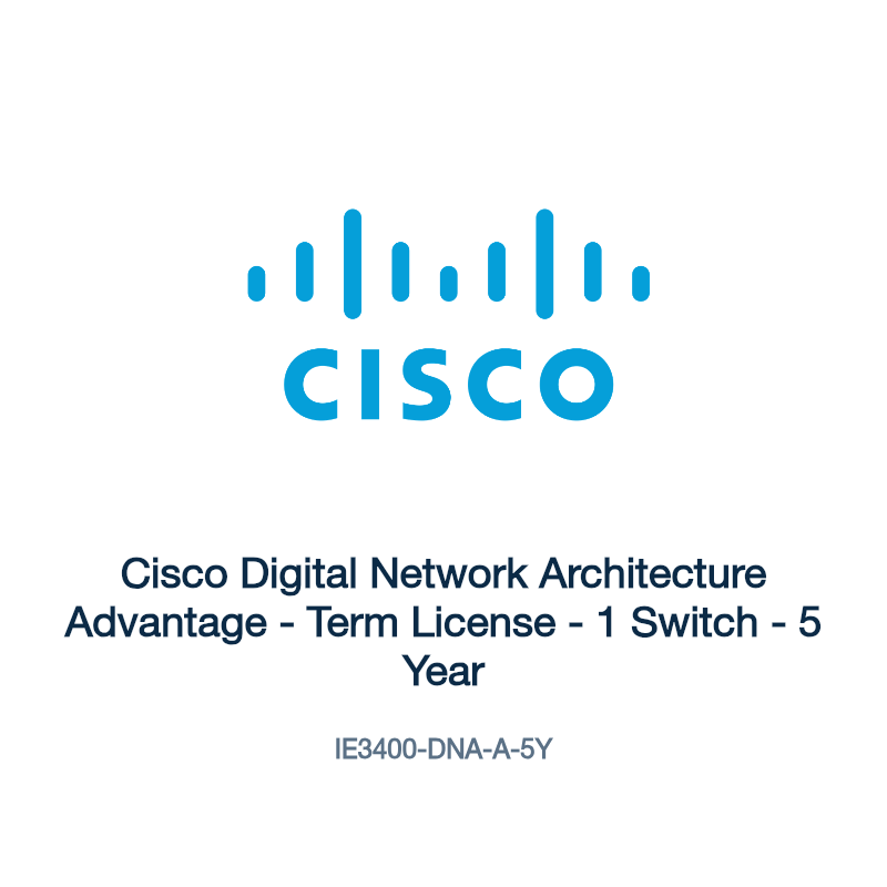 IE3400-DNA-A-5Y: Cisco Digital Network Architecture Advantage