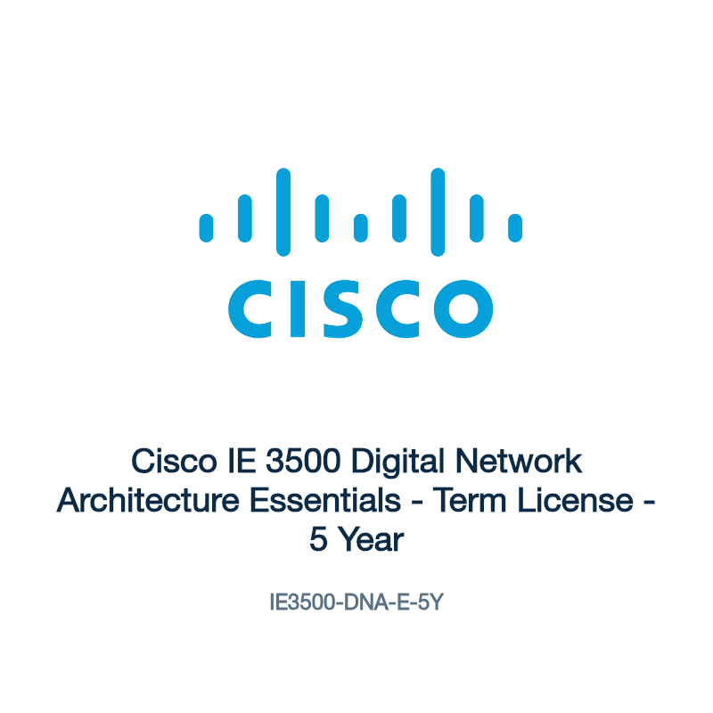 IE3500-DNA-E-5Y: Cisco IE 3500 Digital Network Architecture Essentials