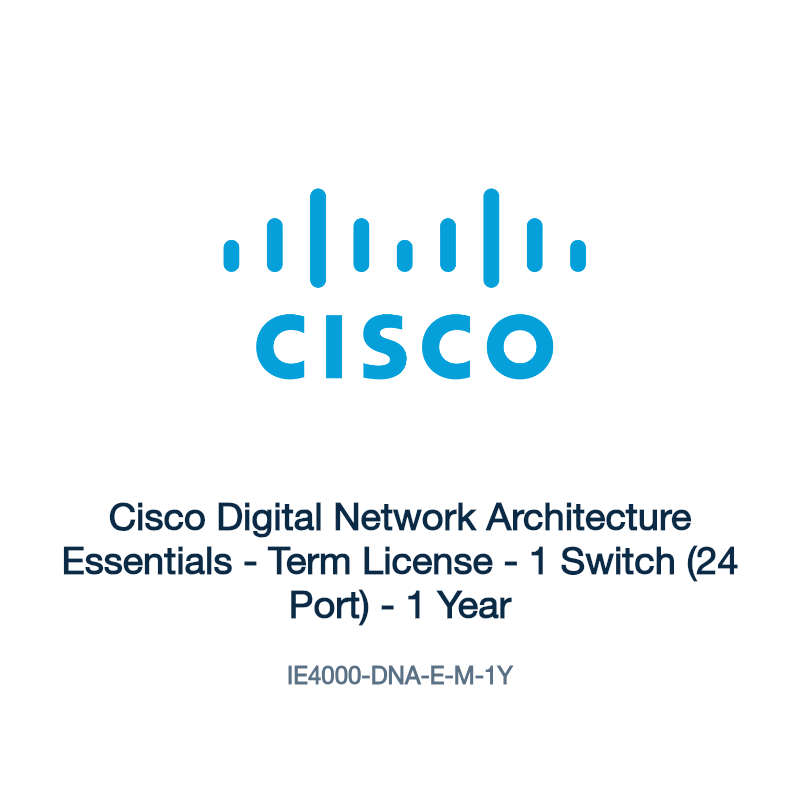 IE4000-DNA-E-M-1Y: Cisco Digital Network Architecture Essentials
