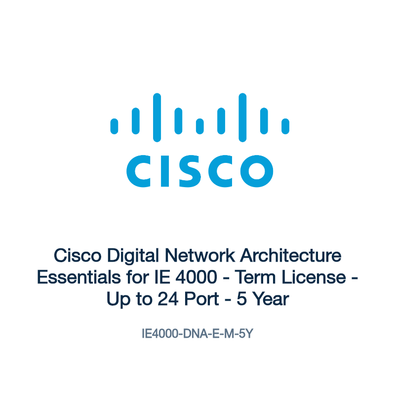 IE4000-DNA-E-M-5Y: Cisco Digital Network Architecture Essentials for IE 4000