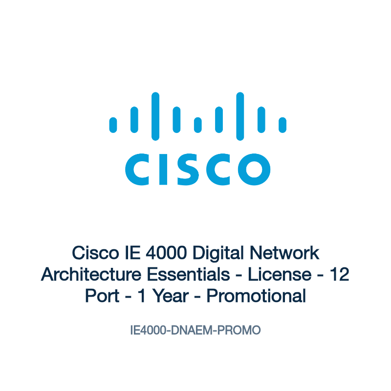 IE4000-DNAEM-PROMO: Cisco IE 4000 Digital Network Architecture Essentials