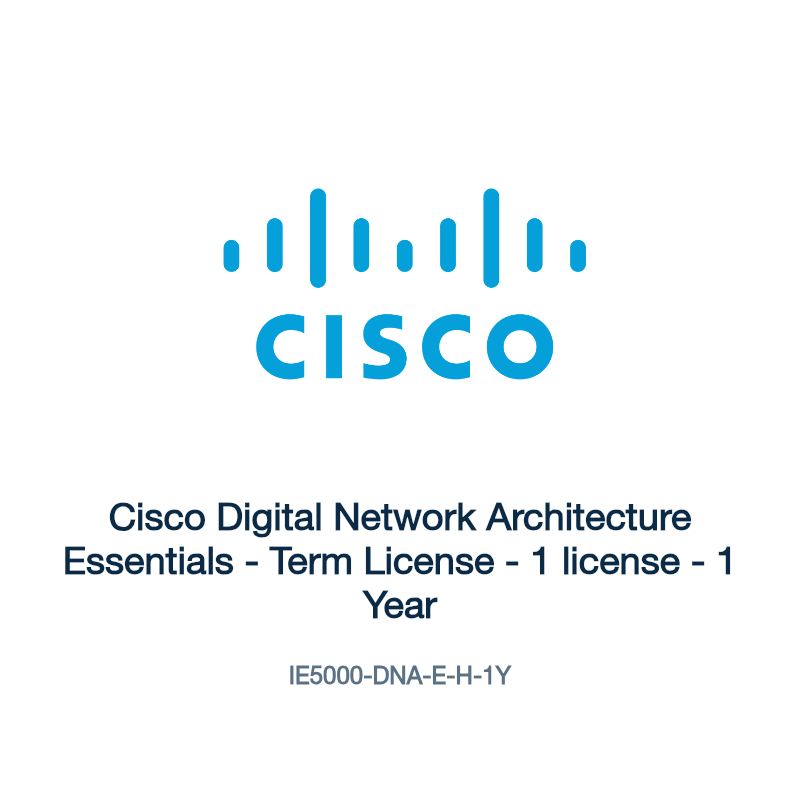 IE5000-DNA-E-H-1Y: Cisco Digital Network Architecture Essentials