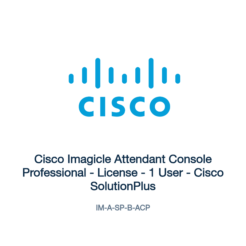 IM-A-SP-B-ACP: Cisco Imagicle Attendant Console Professional
