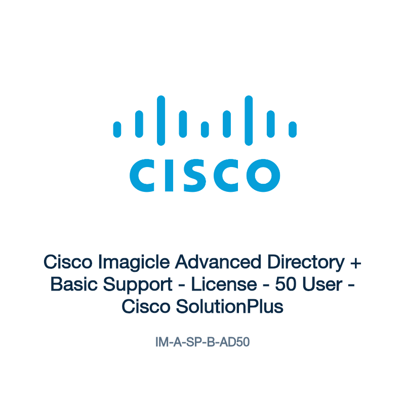 IM-A-SP-B-AD50: Cisco Imagicle Advanced Directory + Basic Support
