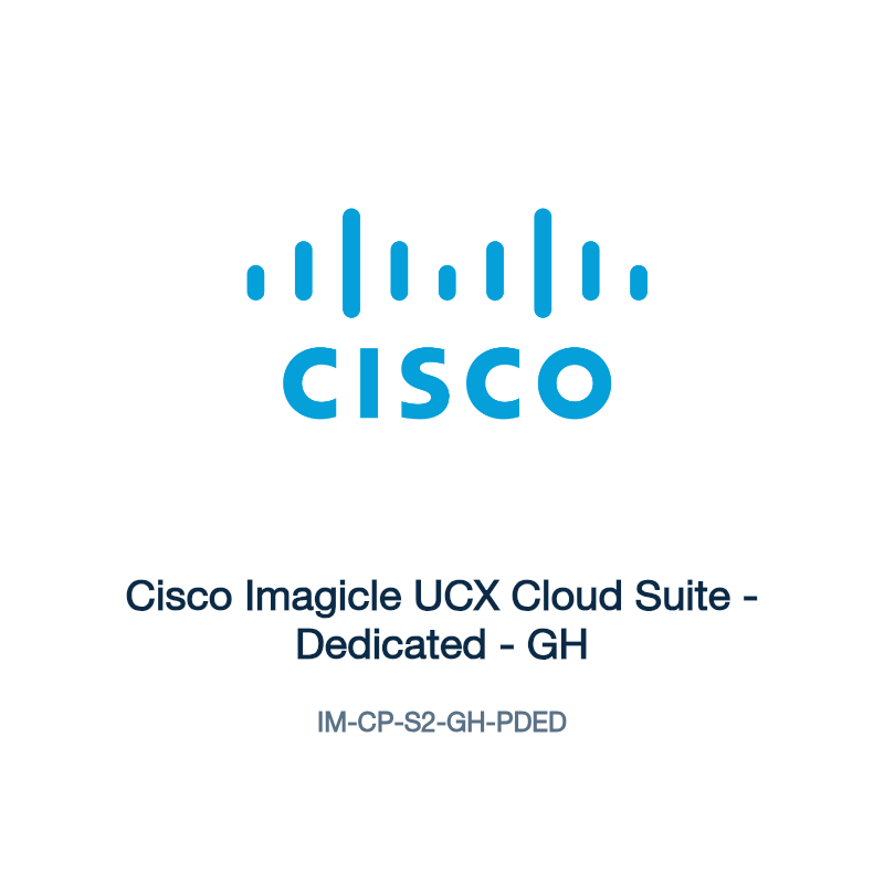 IM-CP-S2-GH-PDED: Cisco Imagicle UCX Cloud Suite