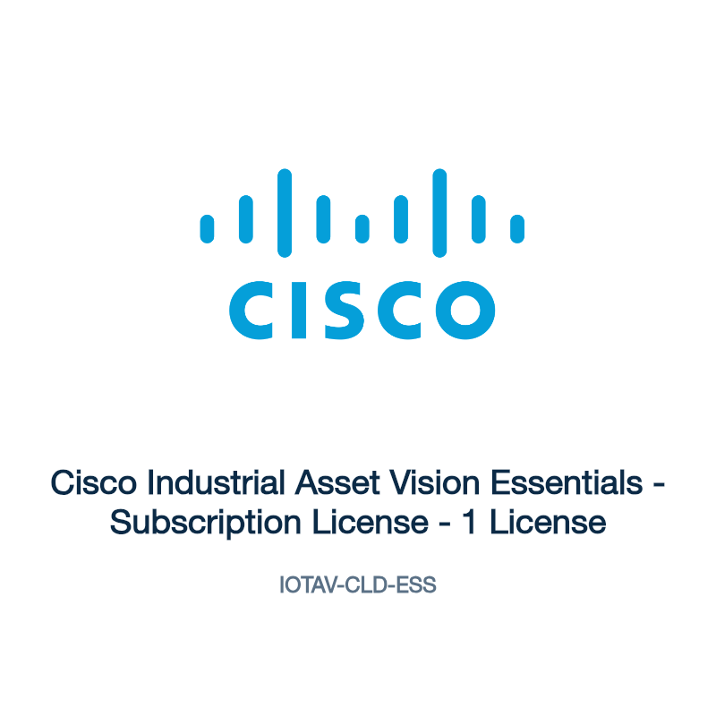 IOTAV-CLD-ESS: Cisco Industrial Asset Vision Essentials
