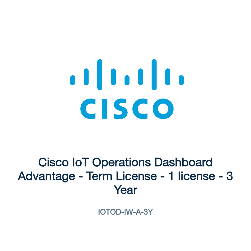 IOTOD-IW-A-3Y: Cisco IoT Operations Dashboard Advantage