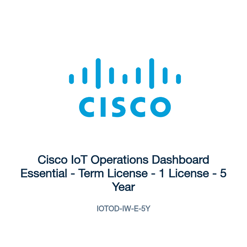 IOTOD-IW-E-5Y: Cisco IoT Operations Dashboard Essential
