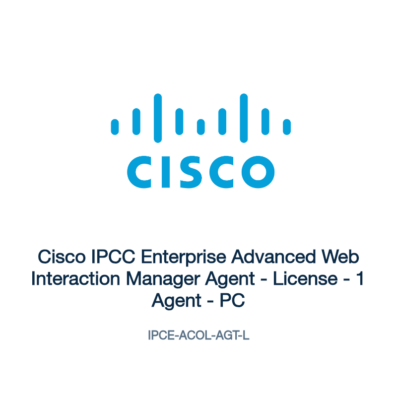 IPCE-ACOL-AGT-L: Cisco IPCC Enterprise Advanced Web Interaction Manager Agent