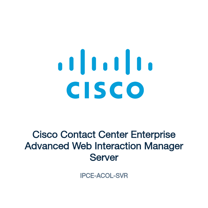 IPCE-ACOL-SVR: Cisco Contact Center Enterprise Advanced Web Interaction Manager