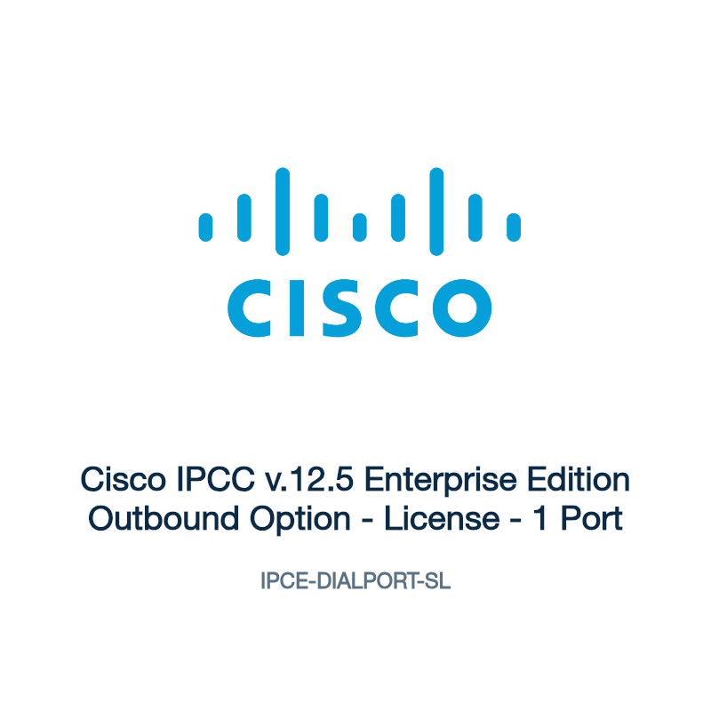 IPCE-DIALPORT-SL: Cisco IPCC v.12.5 Enterprise Edition Outbound Option