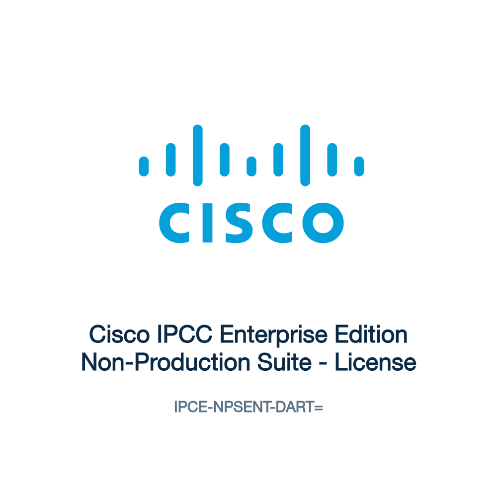 IPCE-NPSENT-DART=: Cisco IPCC Enterprise Edition Non-Production Suite