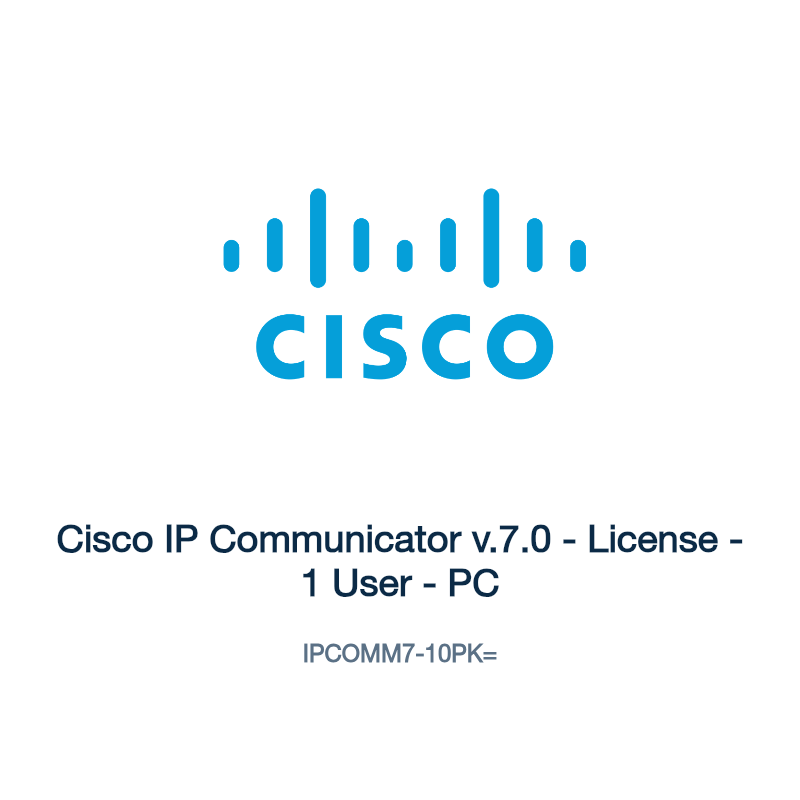 IPCOMM7-10PK=: Cisco IP Communicator v.7.0