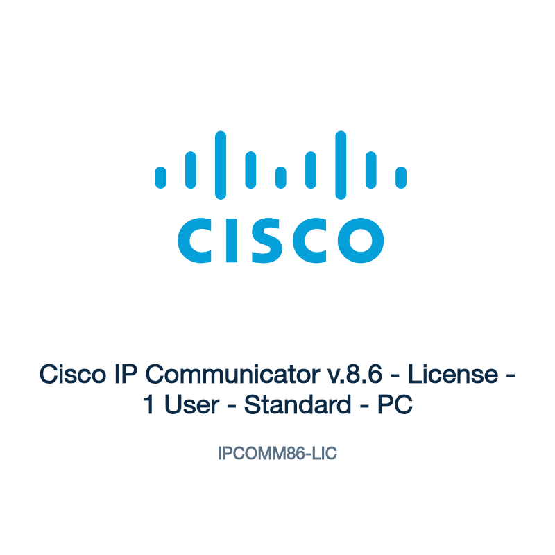 IPCOMM86-LIC: Cisco IP Communicator v.8.6