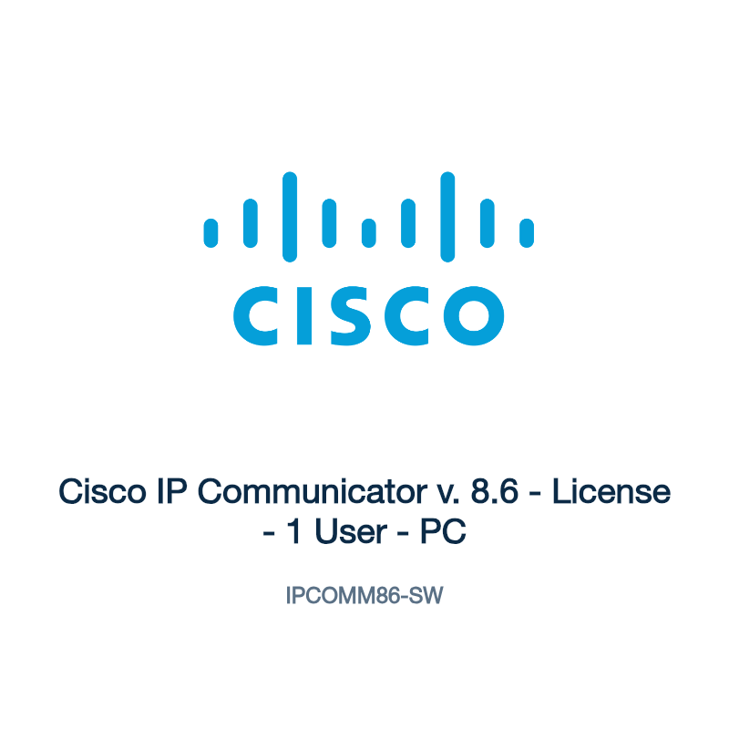 IPCOMM86-SW: Cisco IP Communicator v. 8.6
