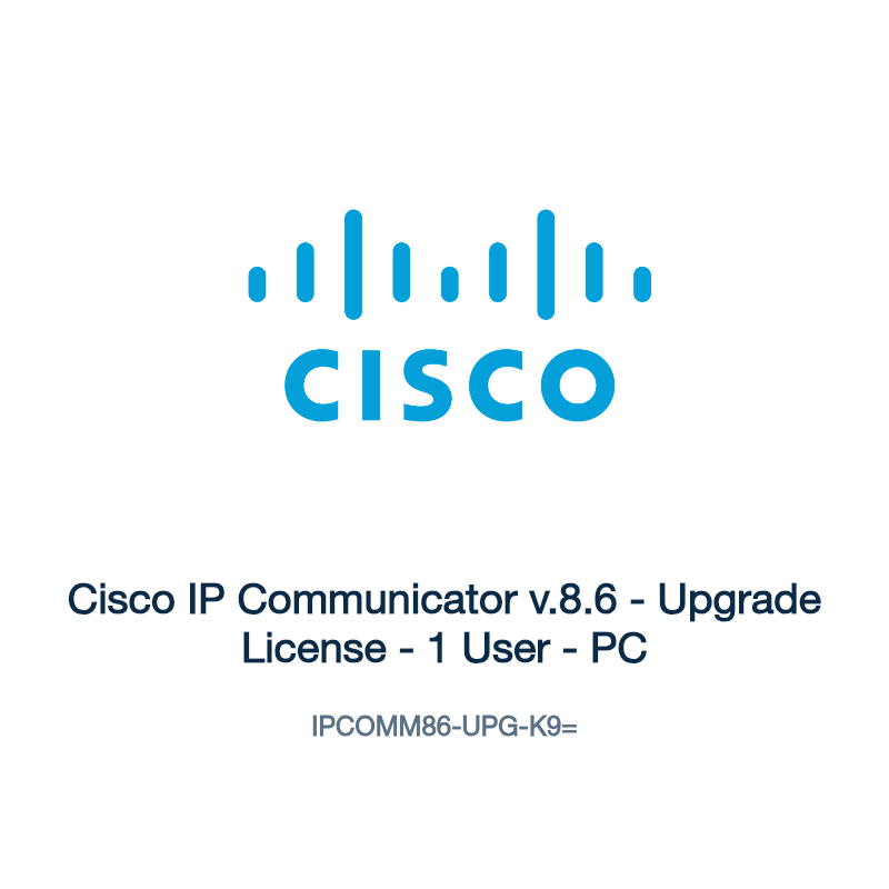 IPCOMM86-UPG-K9=: Cisco IP Communicator v.8.6