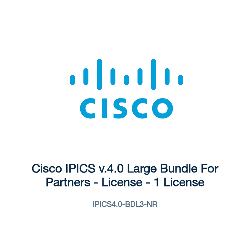 IPICS4.0-BDL3-NR: Cisco IPICS v.4.0 Large Bundle For Partners