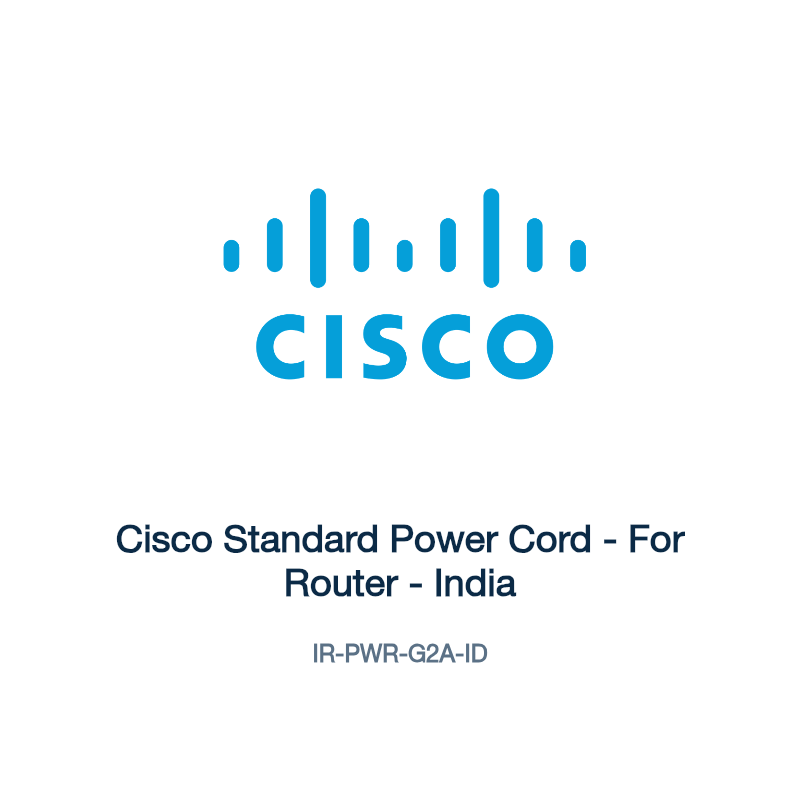 IR-PWR-G2A-ID: Cisco Standard Power Cord