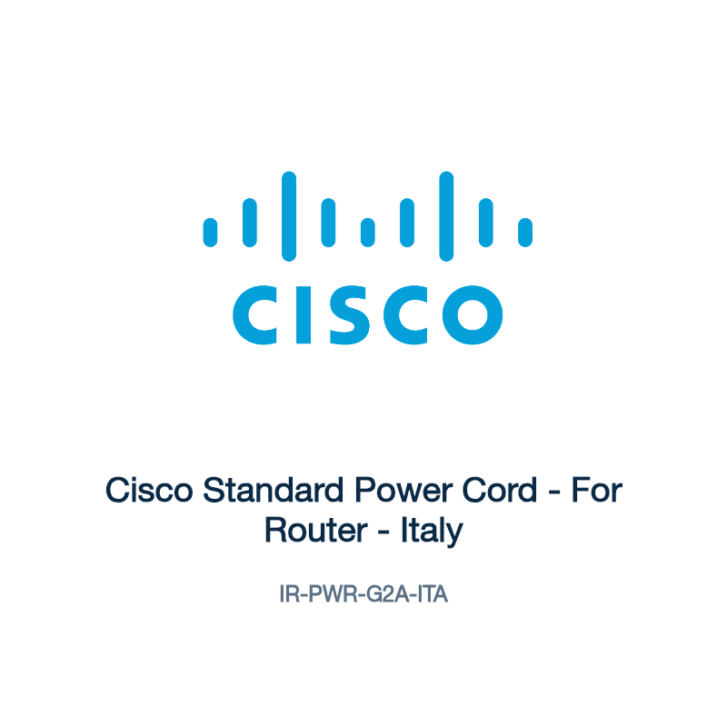 IR-PWR-G2A-ITA: Cisco Standard Power Cord
