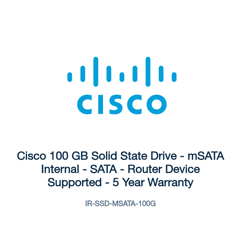 IR-SSD-MSATA-100G: Cisco 100 GB Solid State Drive