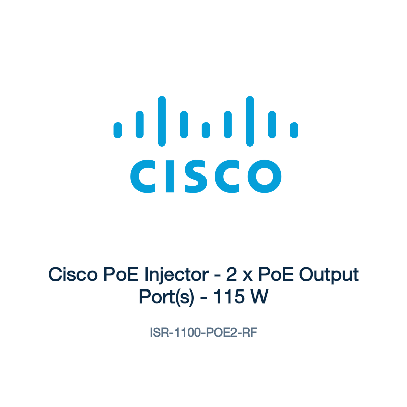 ISR-1100-POE2-RF: Cisco PoE Injector