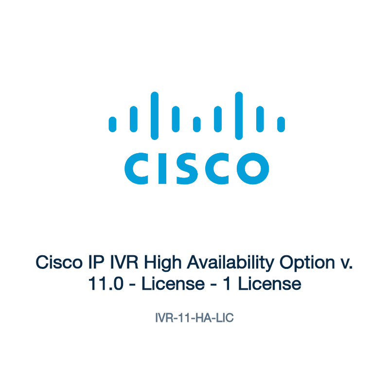 IVR-11-HA-LIC: Cisco IP IVR High Availability Option v. 11.0