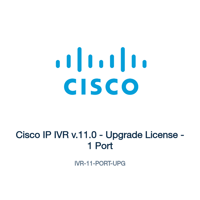 IVR-11-PORT-UPG: Cisco IP IVR v.11.0