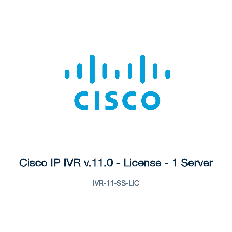 IVR-11-SS-LIC: Cisco IP IVR v.11.0