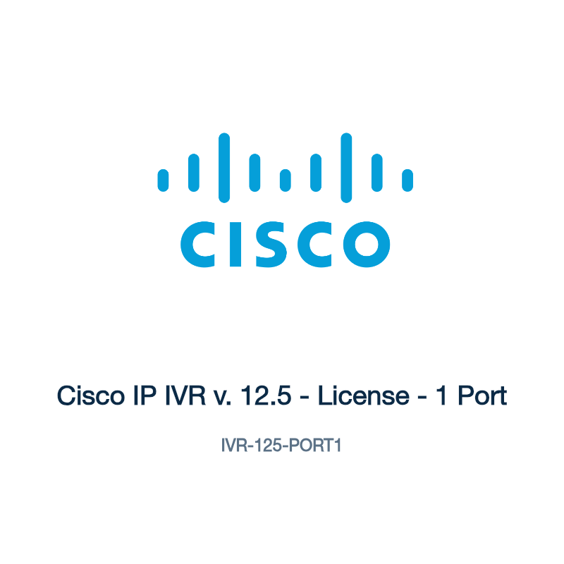IVR-125-PORT1: Cisco IP IVR v. 12.5