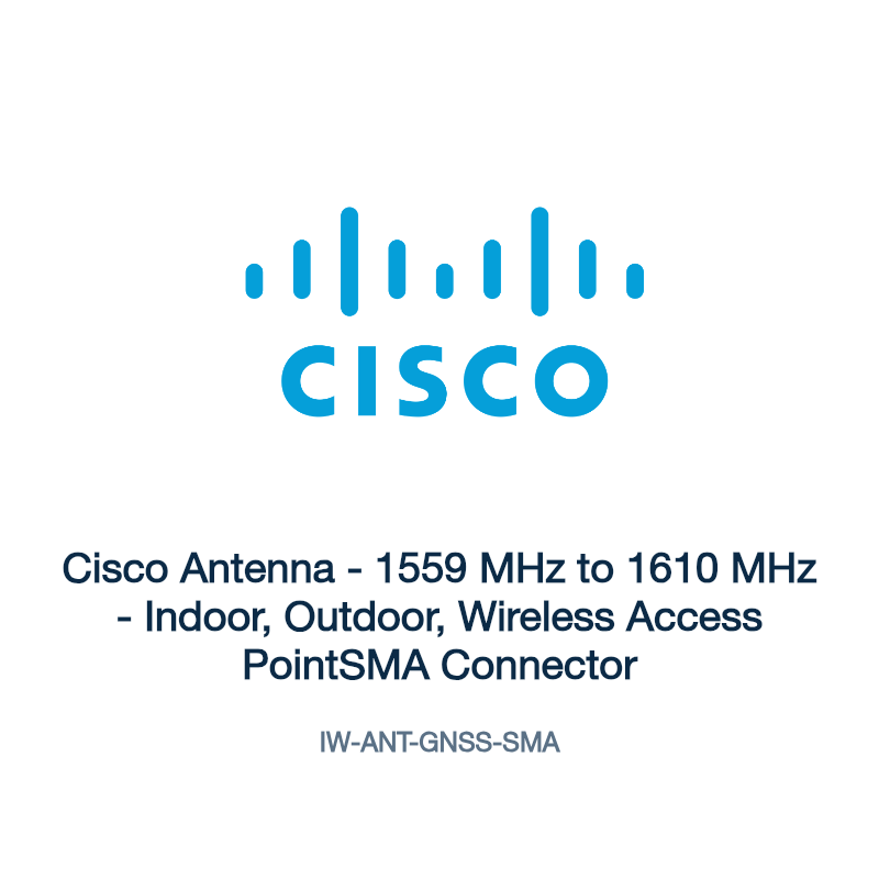 IW-ANT-GNSS-SMA: Cisco Antenna - 1559 MHz to 1610 MHz