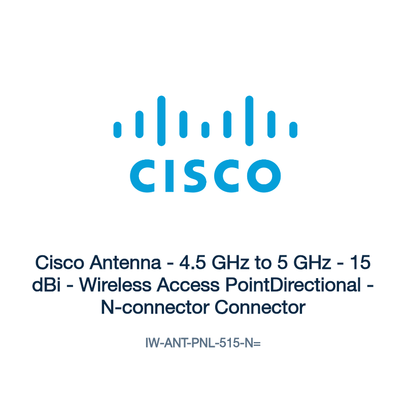 IW-ANT-PNL-515-N=: Cisco Antenna - 4.5 GHz to 5 GHz - 15 dBi - Wireless Access