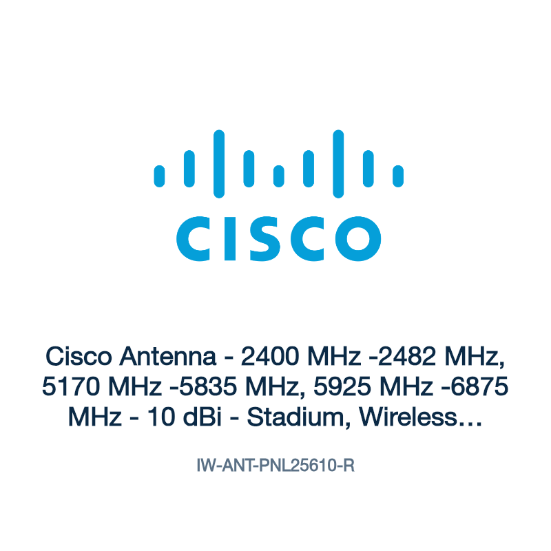 IW-ANT-PNL25610-R: Cisco Antenna - 2400 MHz -2482 MHz, 5170 MHz -5835 MHz, 5925 MHz