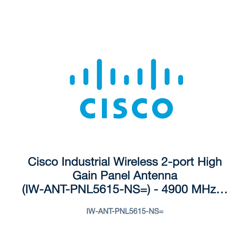 IW-ANT-PNL5615-NS=: Cisco Industrial Wireless 2-port High Gain Panel Antenna