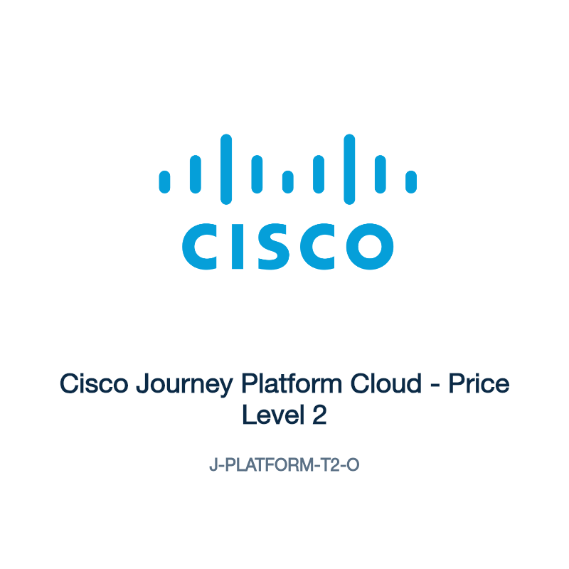 J-PLATFORM-T2-O: Cisco Journey Platform Cloud