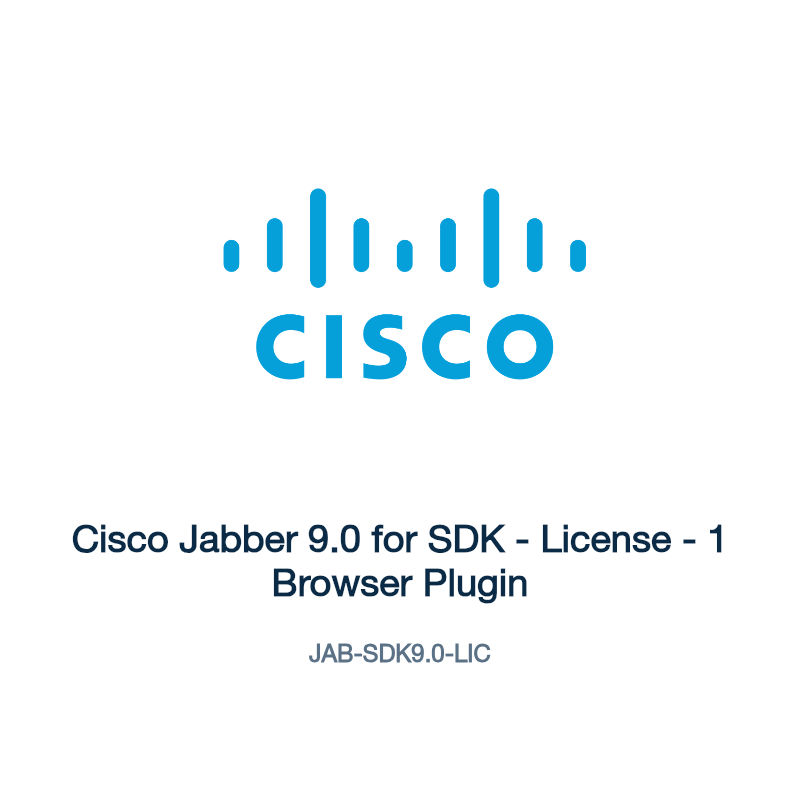 JAB-SDK9.0-LIC: Cisco Jabber 9.0 for SDK