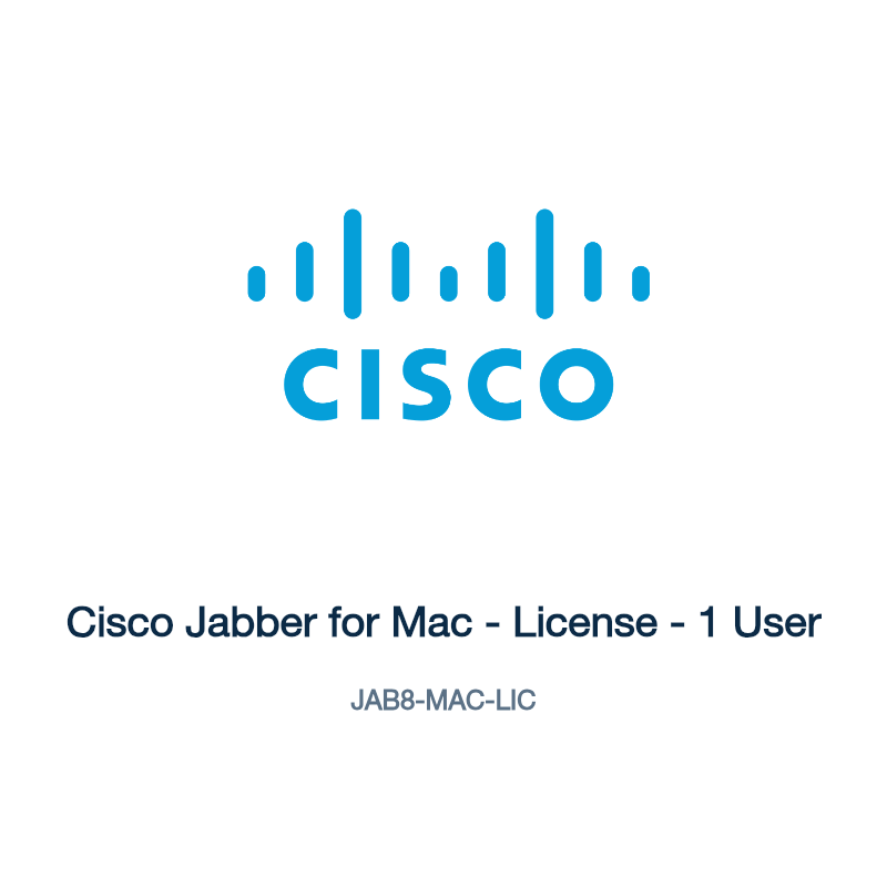 JAB8-MAC-LIC: Cisco Jabber for Mac