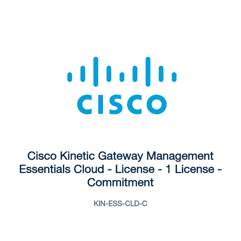 KIN-ESS-CLD-C: Cisco Kinetic Gateway Management Essentials Cloud