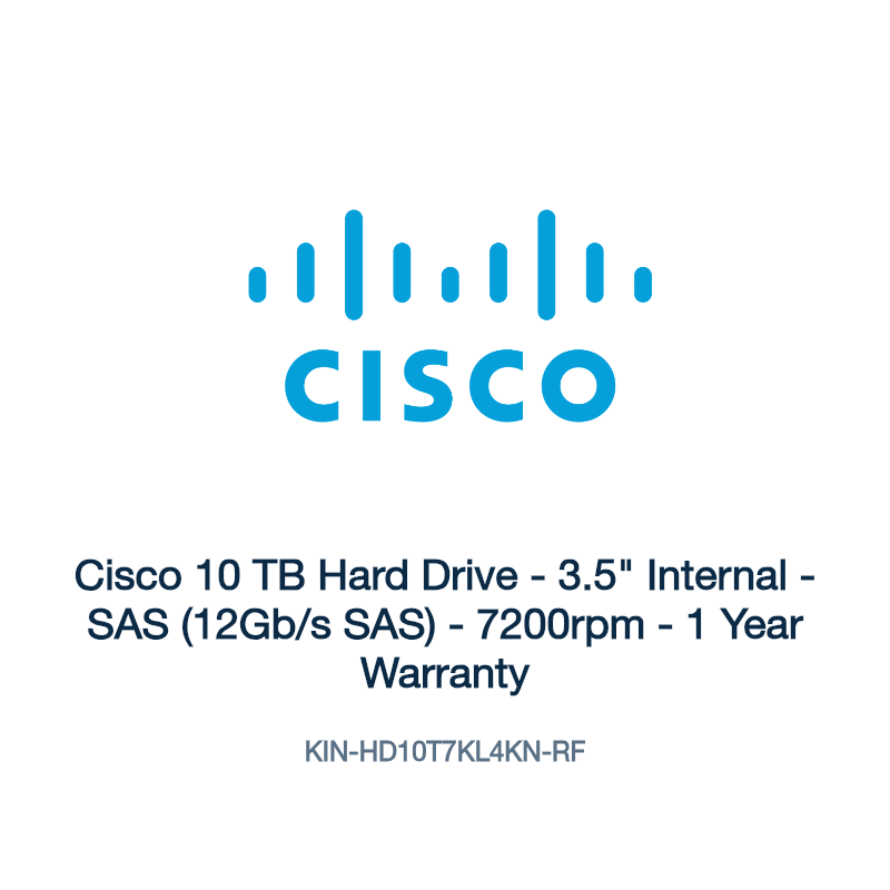 KIN-HD10T7KL4KN-RF: Cisco 10 TB Hard Drive