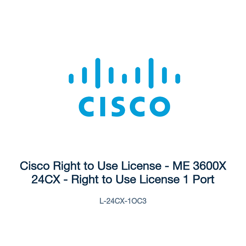 L-24CX-1OC3: Cisco Right to Use License