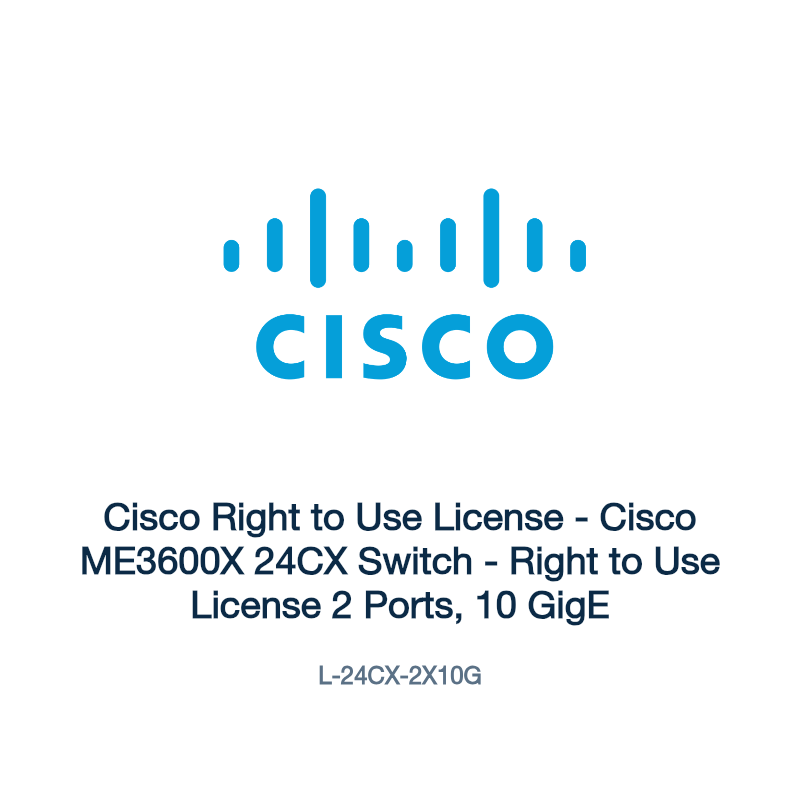 L-24CX-2X10G: Cisco Right to Use License